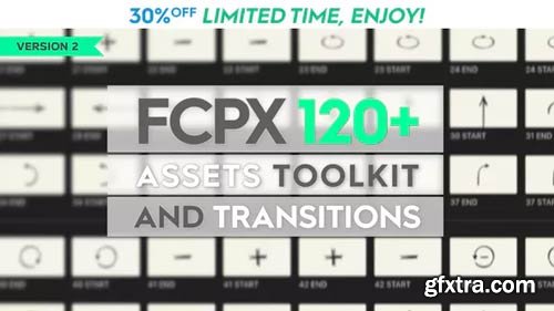 Videohive - FCPX 120+ Toolkit and Transitions V.2 - 21433230
