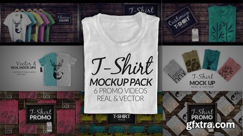 MotionArray T-Shirt Mock Up Promo Pack 4K 201136
