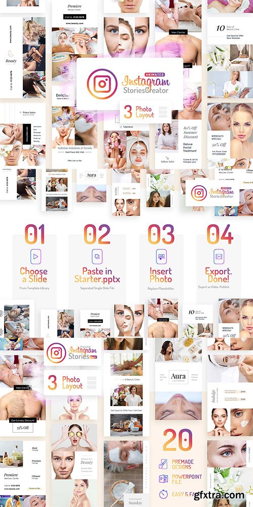 Animated Instagram Stories Powerpoint Template V3