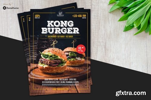 Burger Restaurant Flyer vol.01