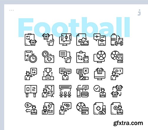 30 Football Icons