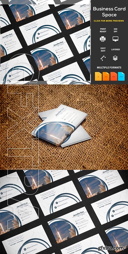 CreativeMarket - Business Card Space 3324313