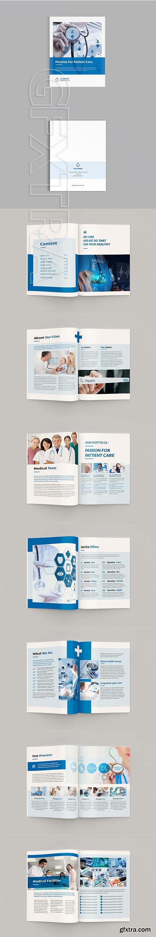 CreativeMarket - Medicore - A4 Medical Brochure 3556138