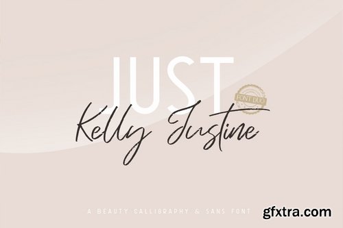 Just Kelly Justine Font Duo