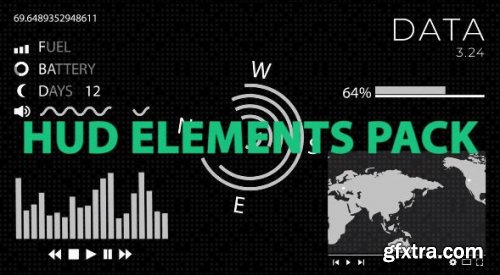 HUD Elements Pack - Premiere Pro Templates 192194