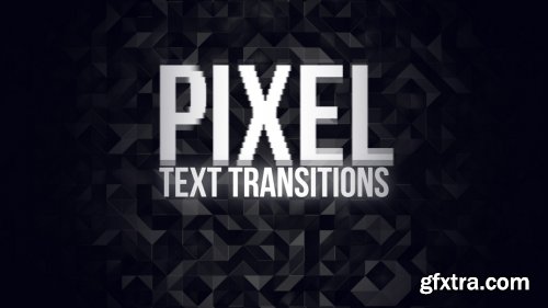 Pixel Text Transitions - Premiere Pro Templates 193372