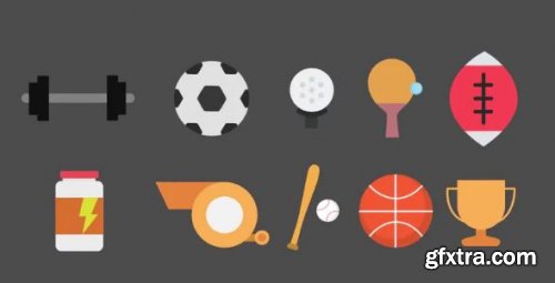 Sport Animated Icons - Premiere Pro Templates 200228
