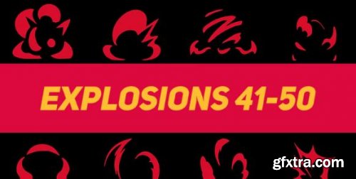 Liquid Elements Explosions 41-50 - Premiere Pro Templates 200546