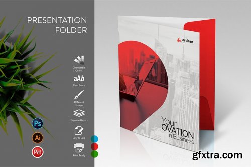 CreativeMarket - Presentation Folder 3533286