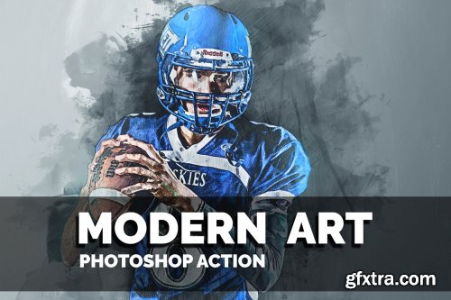 CreativeMarket - Modern Art Photoshop Action 3614460