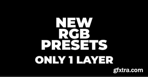 New RGB Presets - Premiere Pro Templates 206312