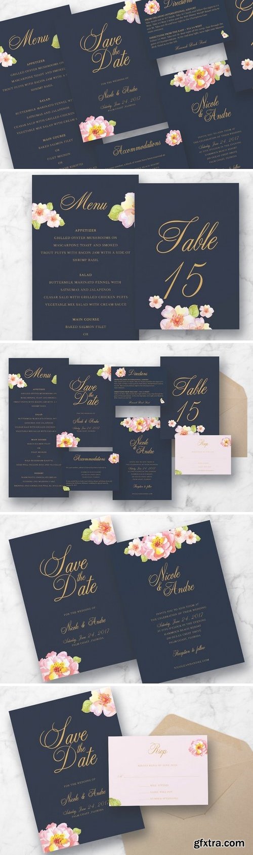 CM - Pink Floral Wedding Suite 1409210