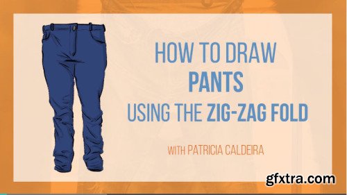 How To Draw Pants And Jeans Using The Zig-Zag Fold!