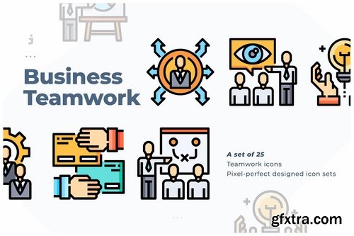25 Business & Teamwork Icon