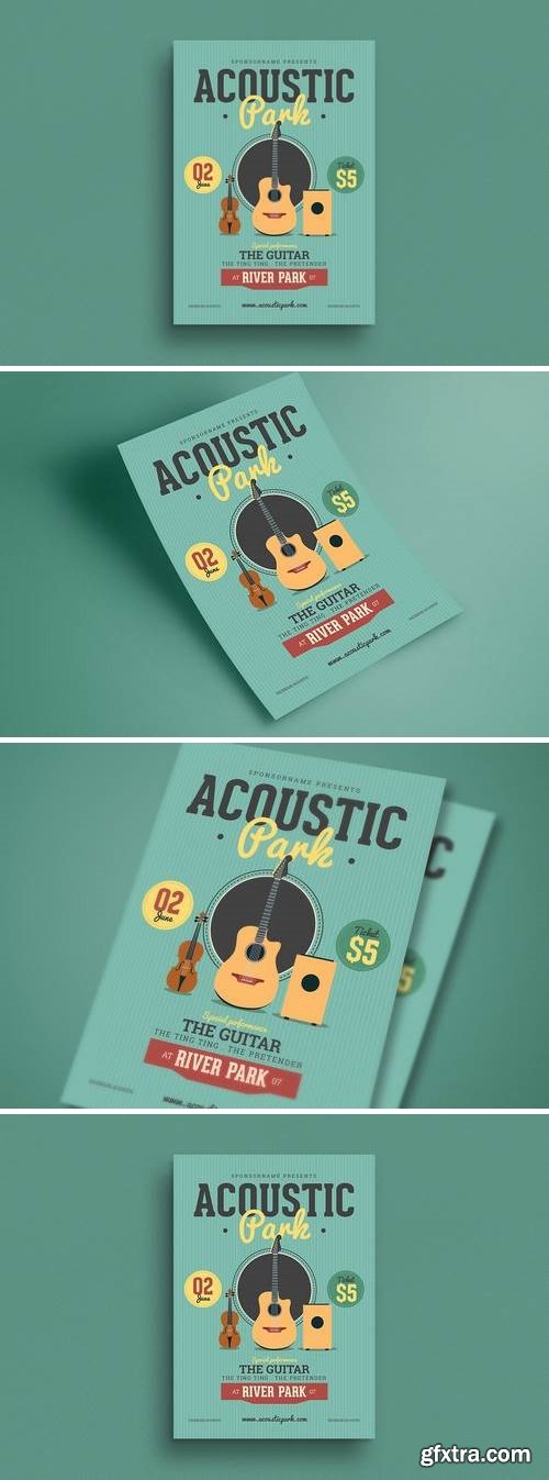 Acoustic Music Flyer