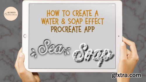 How to create a water & soap effect - Procreate App