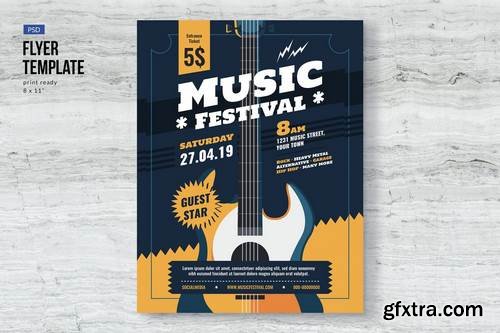Music Event Festival Flyer Template