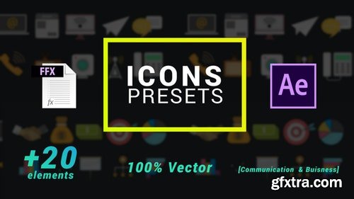 MotionArray Icons Presets- Business And Communication 205401