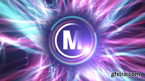 MotionArray Particle Energy Logo 4395