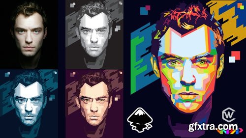 Create vector in the WPAP style using inkscape