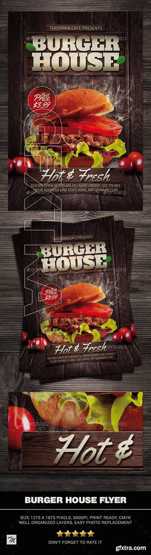 GraphicRiver - Burger House Flyer 23536553