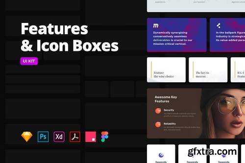 Features & Icon Boxes – Multi-Format UI KIT