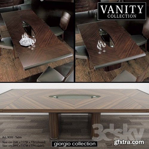 GIORGIO COLLECTION Vanity - Art. 9000 - Table