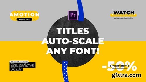 MotionArray Titles Lower Thirds Auto-Scale Vol.3 211384