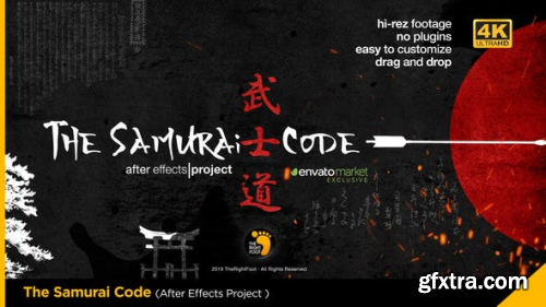 Videohive The Samurai Code Opener 23605579
