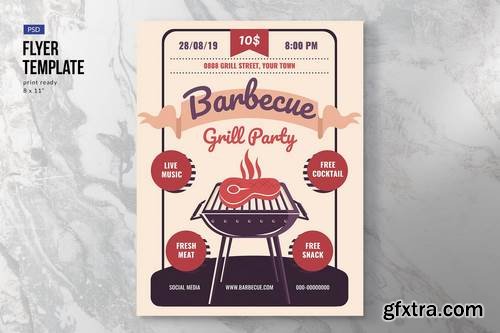 Barbeque Party Event Flyer