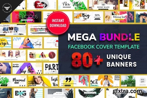 Facebook Cover Templates Mega Bundle