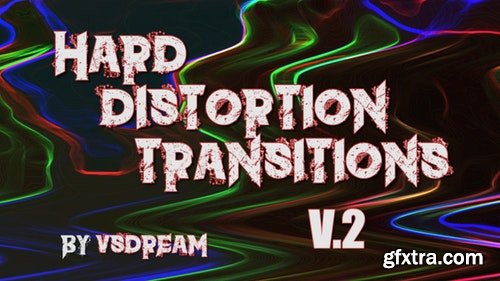 MotionArray Hard Distortion Transitions V.2 212176