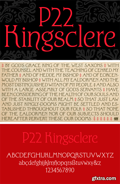 P22 Kingsclere Font