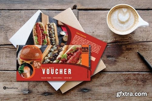 Food Gift Voucher Card vol.02