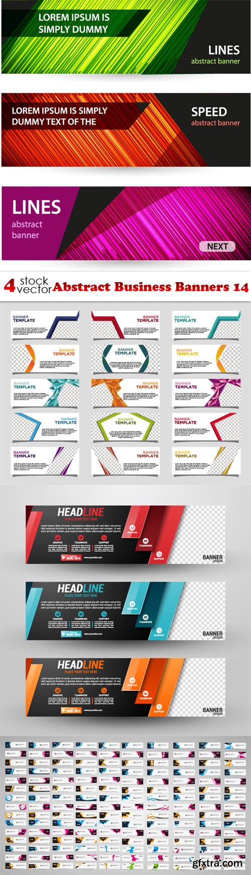 Vectors - Abstract Business Banners 14