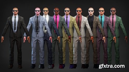 Agents Characters Pack Unreal Engine