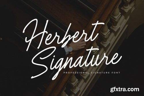 Herbert Signature Font