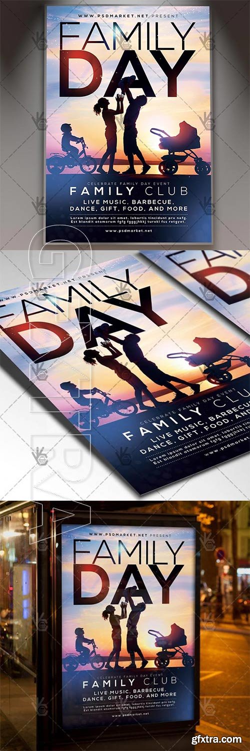 Family Day Celebration – Community Flyer PSD Template