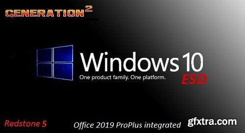 Windows 10 Pro Redstone 5, 1809 Build 17763.437 x64 incl. Office 2019 ProPlus April 2019