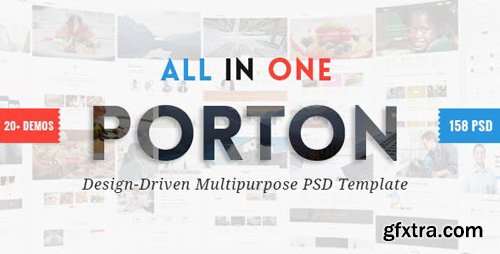 ThemeForest - Porton v1.2 - Design-Driven Multipurpose PSD - 12951836