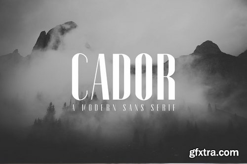 CM - Cador Sans Serif Font Family Pack 3699817
