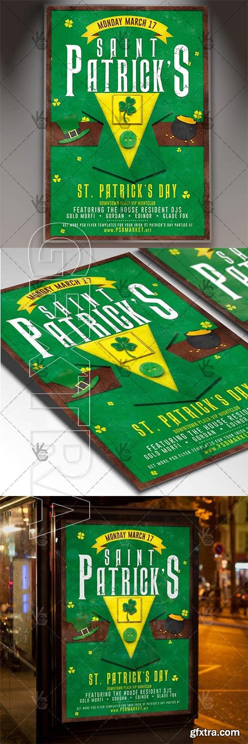 Happy Patrick’s Day – Club Flyer PSD Template