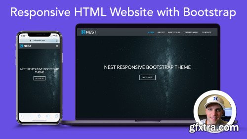 Build A Complete Responsive Website From Scratch In 3 Hours with HTML, CSS & Bootstrap 4