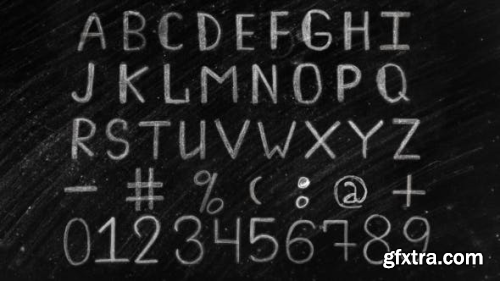 Videohive Chalk Alphabet 18950411