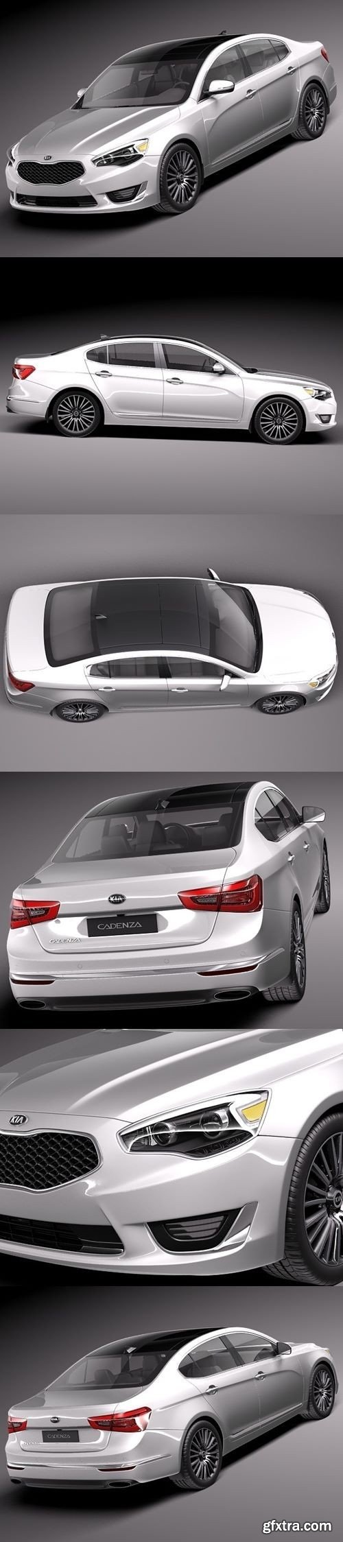 Kia Cadenza 2014 3D Model