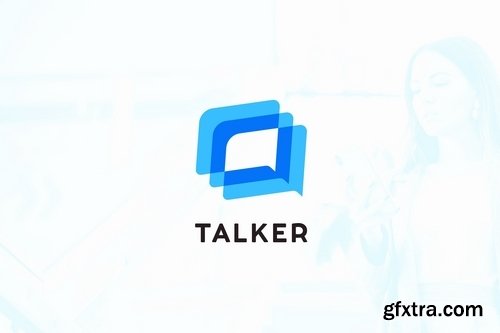 Chat and Forum Talks – Messenger Logo Template