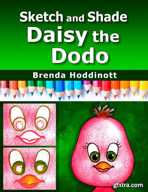 Sketch and Shade Daisy the Dodo
