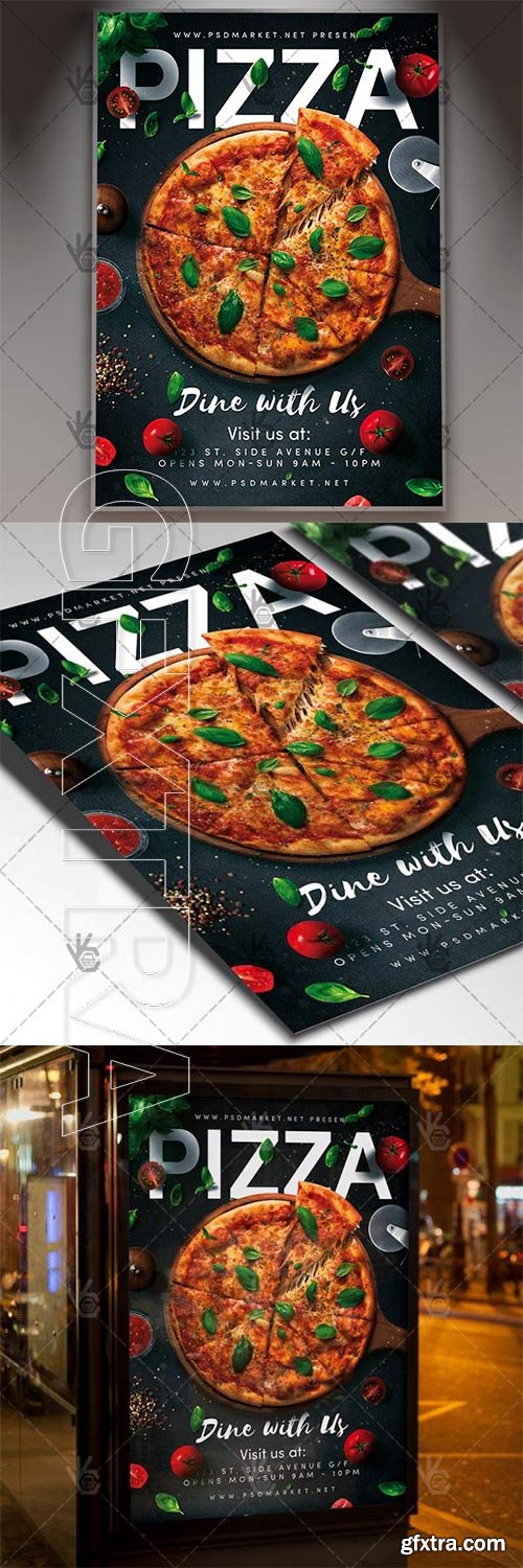 Pizza Flyer – Food PSD Template