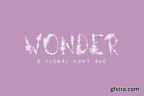 CM - Wonder Floral Font 2241035