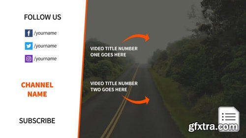 MotionArray Video Outro With Social Media Icons 215964